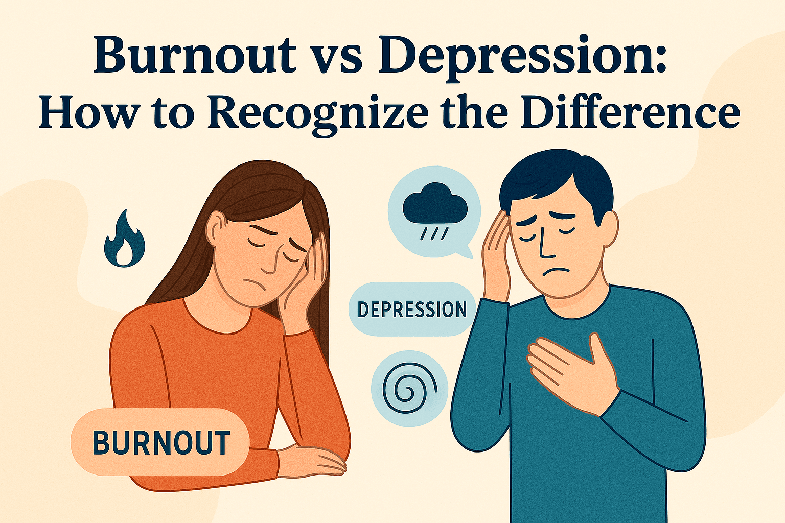 Burnout vs Depression: How to Recognize the Difference